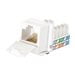 thumbnail image 2 of C2G 90�� Cat5E RJ45 UTP Keystone Jack CAT 5e RJ-45 - White - Keystone Jack - - - Blanc, 2 of 2