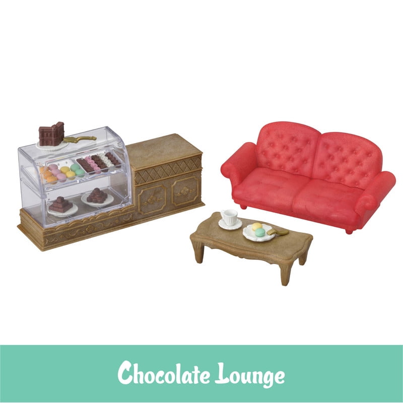 Calico Critters Town Series Grand Department Store Gift Set, Fashion Dollhouse Playset with Figure, Shops and Accessories