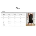 thumbnail image 2 of Women's Fashion Knitted Jacquard High Waisted Stretch Hip Fishtail Skirt Long Skirt Size S, 2 of 10