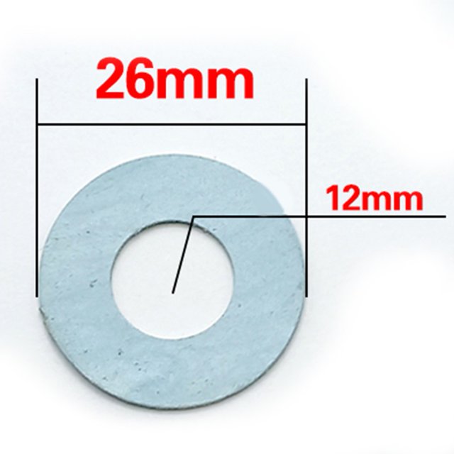5 Pcs/Lot Thick Tow Washer Disc Plate Oil Resistant Aramid Fiberboard Force Relief Friction Plate Baitcast Reel Refit Accessory