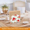 thumbnail image 6 of Yayeee Napkin Holder for Table Set of 2 Kitchen Paper Tissue Organization, Red Watermelon, 6 of 8