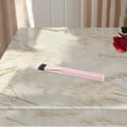 thumbnail image 4 of Unique Bargains 1 Pc Durable Tongue-shaped Foundation Brush Pink Nylon Hair Aluminum Tube Plastic Handle, 4 of 5