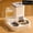 Gray, variant on CNV 2 in 1 Automatic pet Feeder and Water Dispender for Cats and Dogs 3 Colors to Choise, Yellow