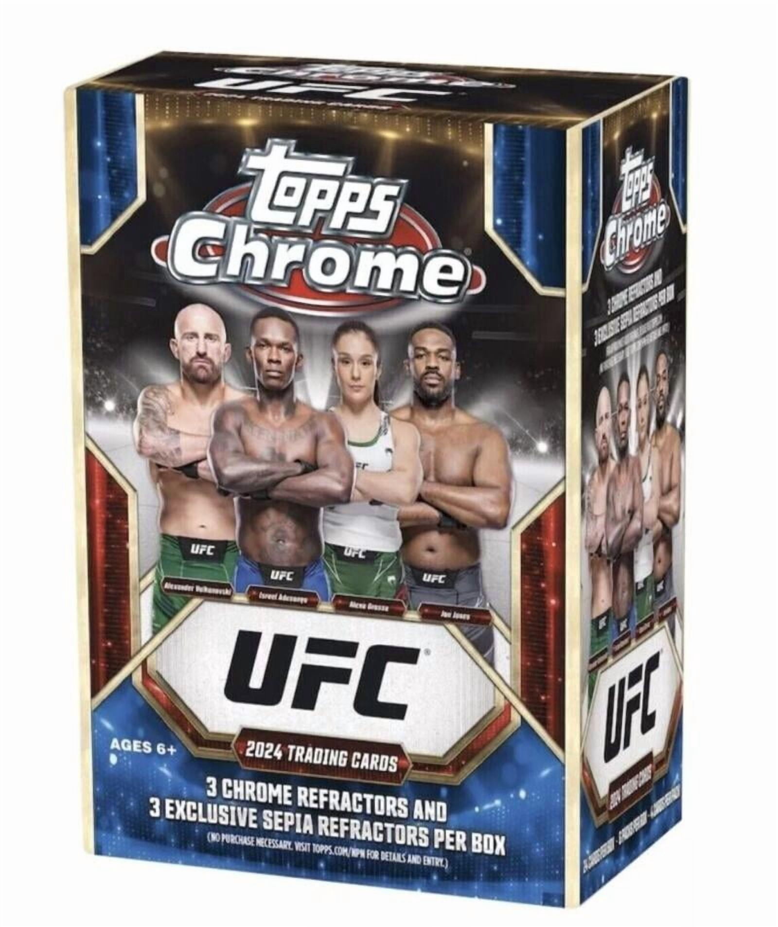 UFC Ultimate Fighting Championship 2024 Chrome Trading Card HOBBY
