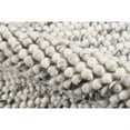 thumbnail image 4 of Momeni  Andes Hand-woven Ivory Wool/Viscose Area Rug Ivory 2' x 3' 2' x 3' Indoor,Accent Black Rectangle, 4 of 5