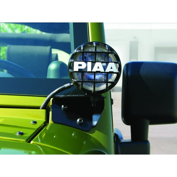 PIAA 30110 Flood Light Pillar Mount Bracket Kit Fits select: 2015-2016 JEEP WRANGLER UNLIMITED, 2014 JEEP WRANGLER
