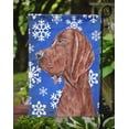 thumbnail image 3 of Carolines Treasures SC9779GF Redbone Coonhound Winter Snowflakes Flag Garden Size, 3 of 3