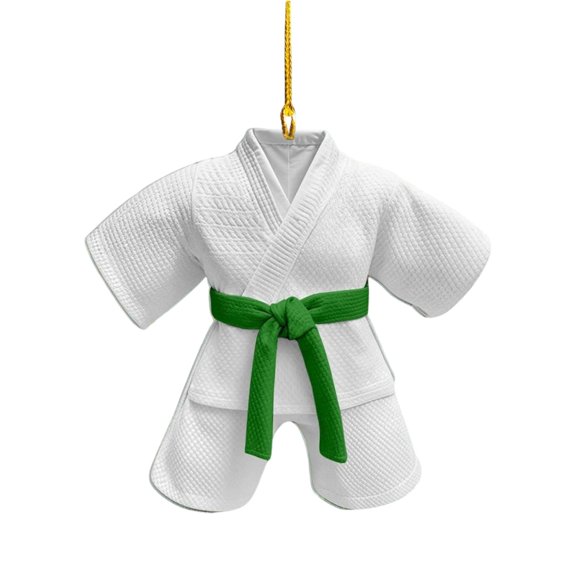 Acrylic Charm Hanging Decoration Car Interior Decoration Taekwondo Suit Pendant