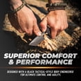 thumbnail image 6 of Oerla OLK-D47 Fixed Blade Knife D2 Steel Outdoor Camping Knife with G10 Handle Waist Clip EDC Kydex Sheath, 6 of 7