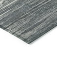 thumbnail image 4 of Addison Rugs Chantille Indoor/Outdoor Transitional Stripes Gray Washable Rectangle Rug, 3' x 5', 4 of 6
