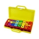 thumbnail image 2 of Xilófono con mazos, juguete Musical colorido para niños y niñas, aprendizaje de 8 notas, xilófono Glockenspiel, regalos del Día de San Valentín, 2 of 9