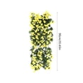 thumbnail image 3 of Glicinia artificial colgante, enredaderas de seda con flores para arco de boda, pared, jardín, cerca, decoración de interior y exterior, multicolor, 90 cm., 3 of 6