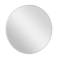 thumbnail image 3 of Studio 350 Multiple Frame Finishes / Sizes Modern Contemporary Round Wall Mirrors White - Medium 24 x 24 White, 3 of 5