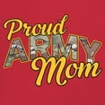 thumbnail image 3 of Proud Army Mom Sweatshirt US Military Family Pride Veteran Patriotic Armed Forces Mother's Day Licensed Crewneck, 3 of 7