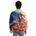 thumbnail image 5 of Firefighter Bernese Mountain Dog Hero Rescue Fire Dept Fireman USA Flag All Over Print 3D Sweatshirt Unisex Merch Berner Lover Gifts - 02026, 5 of 6