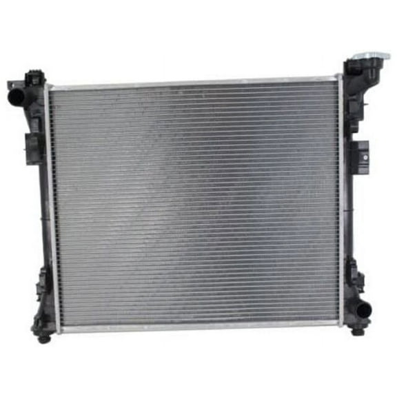 Radiator - Compatible with 2008 - 2019 Dodge Grand Caravan V6 with AC and Automatic Transmission 2009 2010 2011 2012 2013 2014 2015 2016 2017 2018