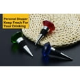 thumbnail image 5 of 3 Pcs Wine Stoppers Crystal Wine and Beverage Bottle Stopper Diamond Decorative Wine Bottle Stopper (Crystal), 5 of 6