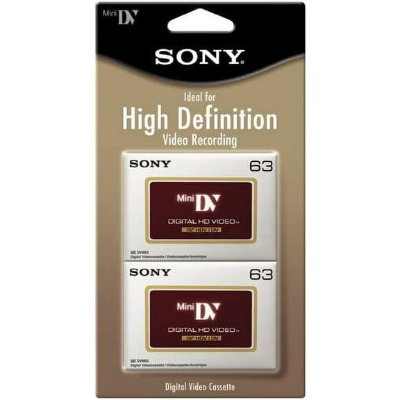 High Definit Minidv Videocassette - 2 Pack