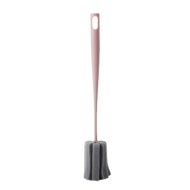 Yhmxh Utensilios de cocina Cepillo de taza de limpieza, mango largo, cepillo pequeño, máquina rompemuros, limpiador especial de tazas de agua, cepillo de taza, cepillo para botellas
