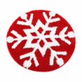 thumbnail image 2 of TERGAYEE Floor Mats Christmas Round Carpet Dense Flocking Floor Mat Round Holiday Decoration Carpet Living Room Carpet Non-slip Mat, 2 of 6