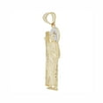 thumbnail image 2 of 14k Yellow Gold White Rhodium, Saint Jude San Judas Pendant Religious Charm, 2 of 6