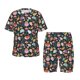 thumbnail image 1 of Balery Autumn Fox Owl Conjunto de Pijama Infantil de Manga Corta con Estampado – Ropa de Dormir de Algodón Suave-Medium, 1 of 6