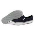 thumbnail image 6 of Laforst Mens Sunbrella Cotton Upper Nonslip Slip On Flat Shoes Navy, 6 of 8