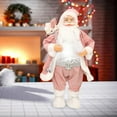 thumbnail image 4 of Juego de 2 figuras Muñeco de Papá Noel Sunnimix Decoraciones navideñas 30 CM, 4 of 8