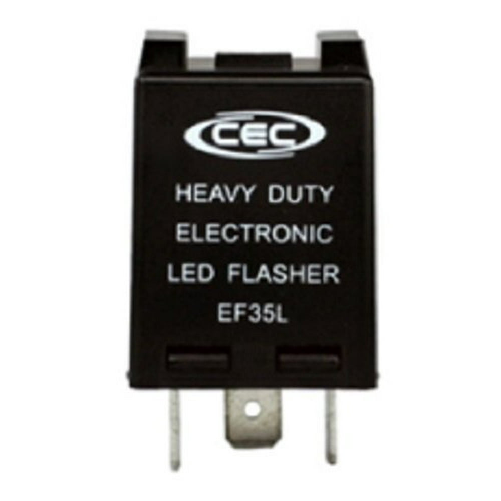 CEC Industries EF35L Electronic Turn Signal Flasher Relay, LED