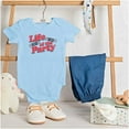 thumbnail image 3 of Life of the Party Funny Tootsie Roll Romper Boys or Girls Infant Baby Brisco Brands 12M, 3 of 6