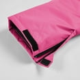 thumbnail image 6 of LNZGNM Toddler Snow Bibs 6-7Y Insulated Waterproof Ski Pants Windproof Warm Skiing Cargo Pants Winter Outdoor Ski Clothes with Zipper Pockets for Teen, Pink, 6-7Y, 6 of 7