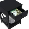 thumbnail image 5 of Convenience Concepts Oxford One-Drawer End Table in Black Wood Finish, 5 of 5