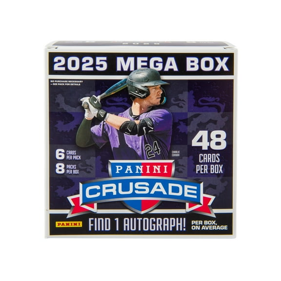 2025 Panini Crusade Baseball Trading Cards Mega Box