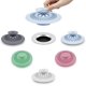 thumbnail image 1 of Juego de 5 tapones de silicona para desagüe de ducha para bañera, lavabo, bañera, color lavanda, cocina y baño (5 colores), 1 of 5