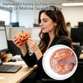 thumbnail image 5 of 4-Piece Halloween Pumpkin Squishy Squishies Stress Balls Elastic Stretch Fidget Sensory Slow Rising Squishy Halloween Party Gift, 5 of 6
