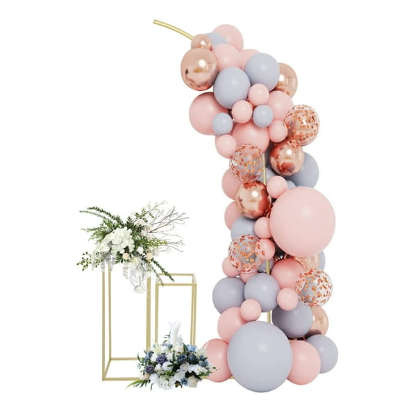 TFCFL 3pcs Backdrop Stand Kit Arch Stand and Rectangular Stands Flower Balloon Frame For Wedding Party