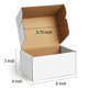 thumbnail image 2 of Cajas de envío Poever de 15 x 10 x 7 cm, tamaño pequeño, 25 unidades, color blanco, 2 of 8