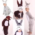 thumbnail image 4 of Disfraz de burro marrón de dibujos animados para niños y niñas, disfraz de Halloween, Navidad, actuación en el escenario, 4 of 5