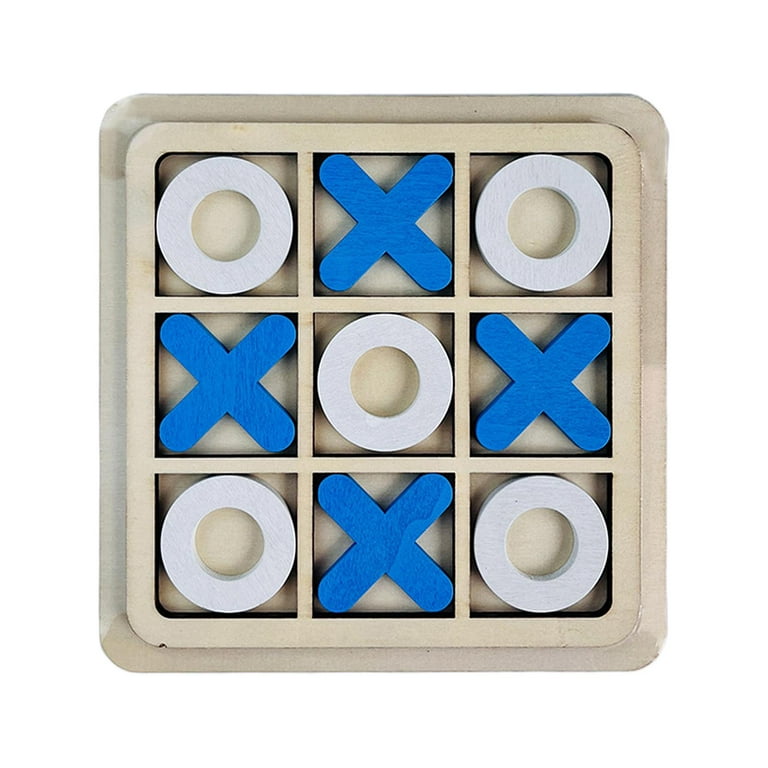 Tic TAC Toe Board Game 18cmx18cm for Kids Adults Night