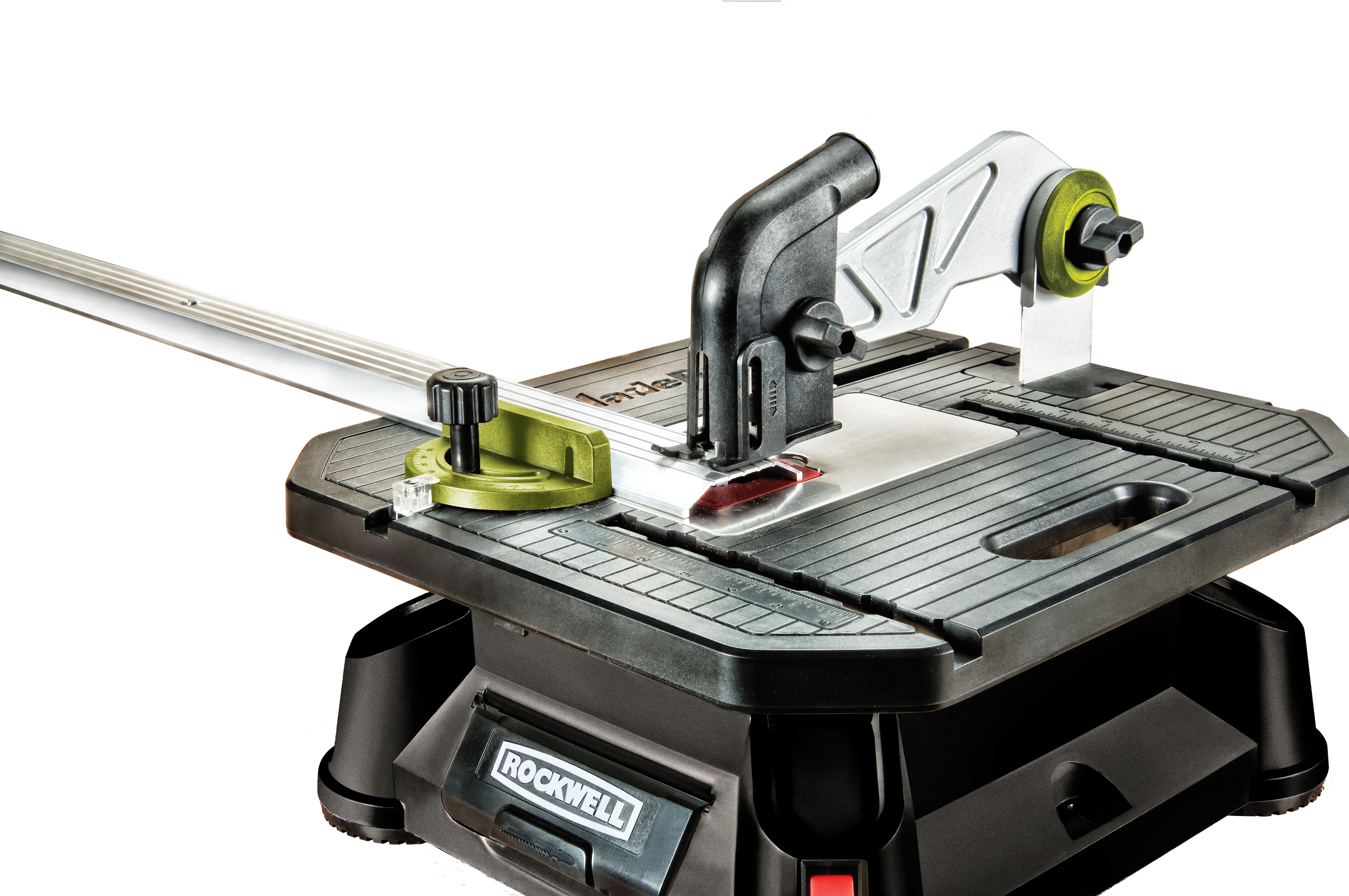 Rockwell Bladerunner X2 Portable Tabletop Saw With Steel Rip Fence, Miter  Gauge, RK7323