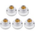 thumbnail image 1 of 5pcks E14 Lamp Holder,e14 Screw Light Bulb Holder, Plastic Ceiling Lamp Socket Crday Gift, 1 of 5