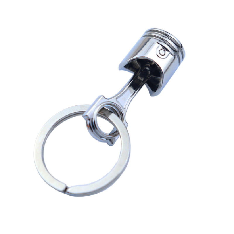 Metal Piston Car Keychain Keyfob Engine Fob Key Chain Ring keyring Best Gift NEW 