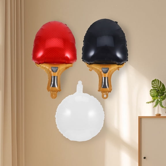 Homoyoyo Aluminum Table Tennis Balloons Assorted Colors for Birthday Party Sports Decorations and Event Supplies