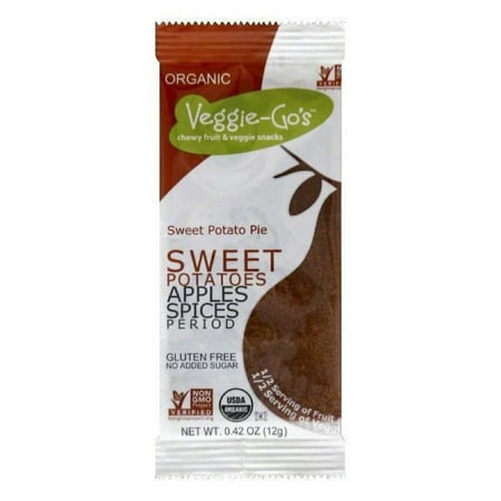 Veggie-Go's Organic Chewy Fruit & Veggie Snack Gluten Free Sweet Potato Pie 0.42 Oz