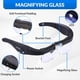 thumbnail image 2 of Lupa Recargable, Lupa de Cabeza, Lupa de Gafas para Lectura y Pasatiempos con 2 Luces LED y Lentes, 2 of 7