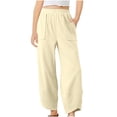 thumbnail image 2 of Penkiiy Trendy Girls Wide Leg Pants with Pockets - High Waist Casual Loose Fit Joggers for Juniors 3-13 Years, 2 of 9
