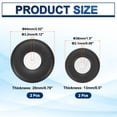 thumbnail image 2 of Uxcell RC Airplane Wheels Set, 1.5"/2.5" Dia RC Airplane Aircraft Rubber Foam Wheel Replacement for DIY Model Plane Aircraft Helicopter Pack of 4, 2 of 7