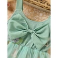 thumbnail image 3 of Zehjuhan Toddler Girl Dress Sleeveless Floral Playwear Bowknot Tulle Dresses Strap Princess Sundress, 3 of 5