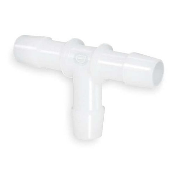 Eldon James Tee,PVDF,Barbed3/8in,PK5 T0-6NK