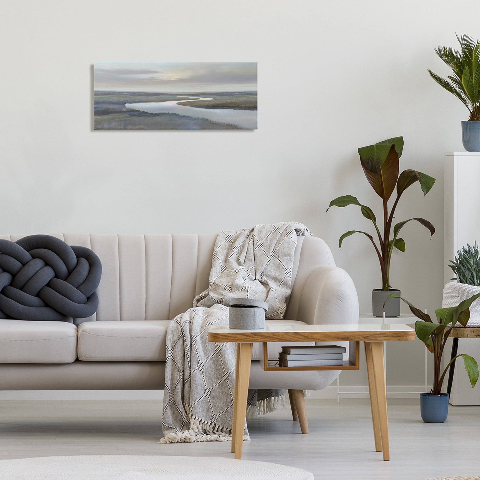 Stupell Industries Foggy Riverbend Atmosphere Canvas Wall Art, design by Christy McKee